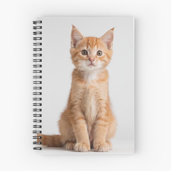 Item preview, Cute Ginger Kitten Fluffy Orange Tabby Cat designed and sold by LabPixelPulse.