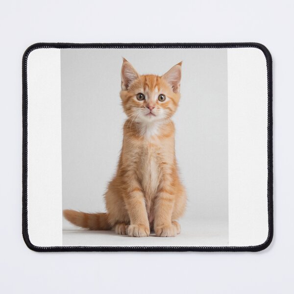 Item preview, Cute Ginger Kitten Fluffy Orange Tabby Cat designed and sold by LabPixelPulse.
