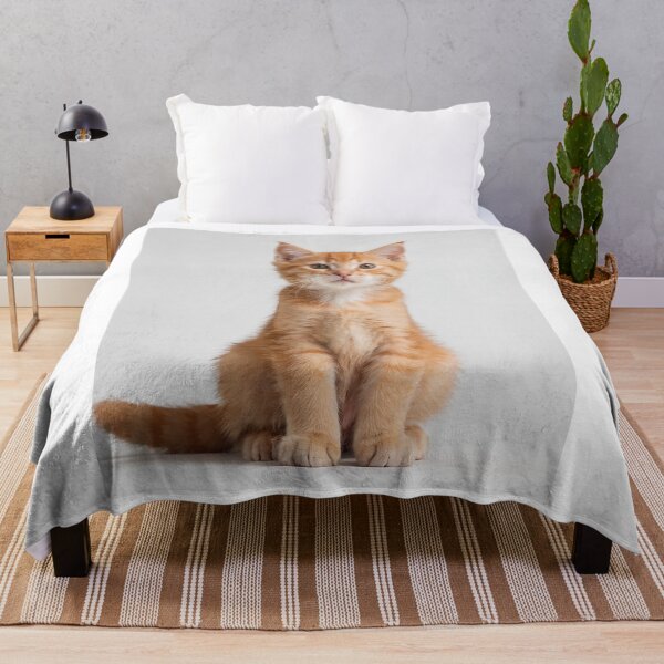 Item preview, Cute Ginger Kitten Fluffy Orange Tabby Cat designed and sold by LabPixelPulse.