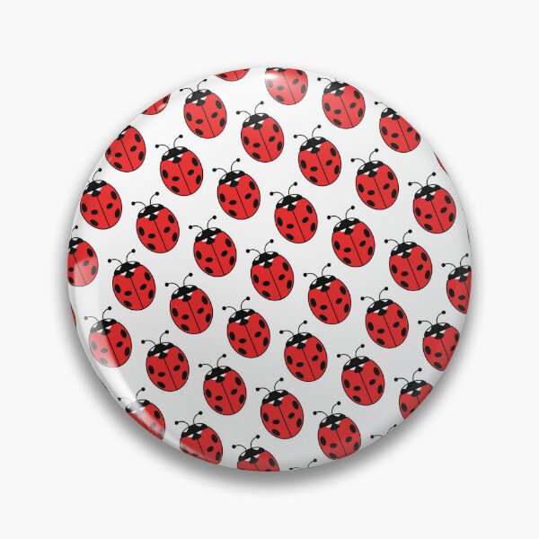 Item preview, Lady Bugs in Red on White Dynamic Flow designed and sold by Here's To Endless Possibilities.