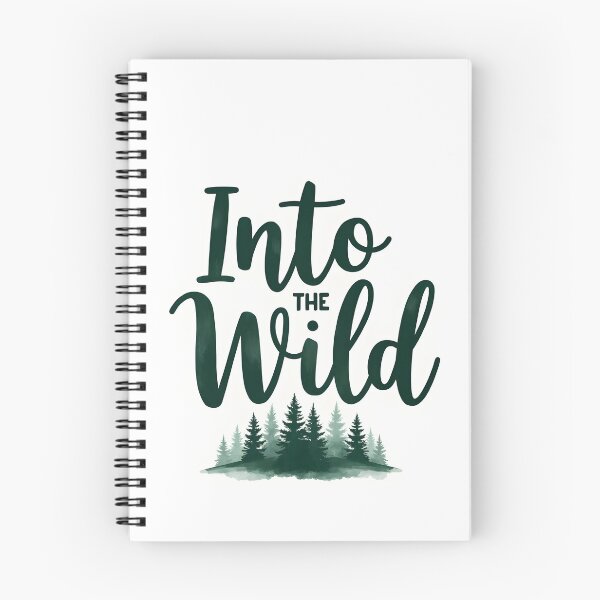 Artikelvorschau, Into The Wild Forest Trees Nature Camping Hiking Adventure  entworfen und verkauft von Connys Colorful World.