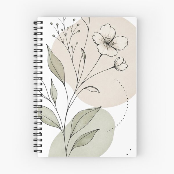 Item preview, Minimal Botanical Wildflower Line Art designed and sold by LunaVales.