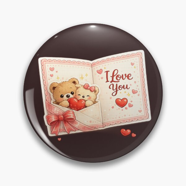 Item preview, Cute Valentine's Greeting Card Sticker | I Love You Card | Teddy Bear Love | Transparent PNG designed and sold by Ishratparween11.