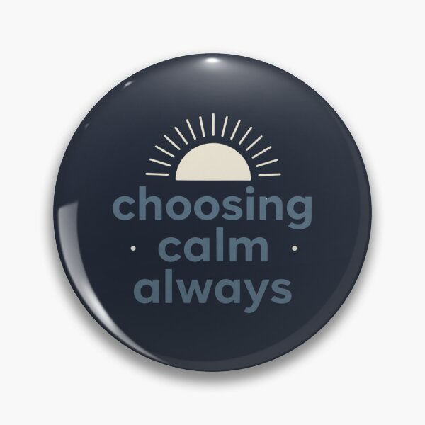 Item preview, Choosing Calm Always – Cozy Minimalist Typography Art designed and sold by CosmicQuietLab.