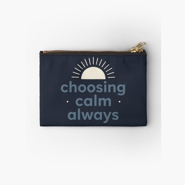 Item preview, Choosing Calm Always – Cozy Minimalist Typography Art designed and sold by CosmicQuietLab.