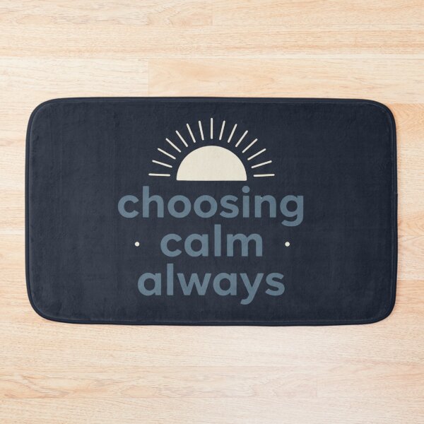 Item preview, Choosing Calm Always – Cozy Minimalist Typography Art designed and sold by CosmicQuietLab.