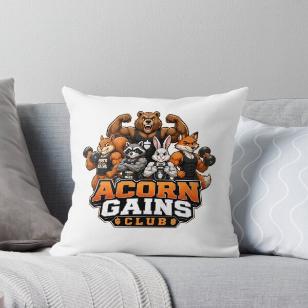 Item preview, Acorn Gains Club Funny Woodland Animals Weightlifting Gym Design designed and sold by Sticker vibes.co.