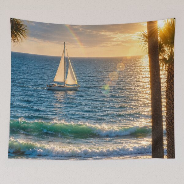 Item preview, Golden Sail at Huntington Beach designed and sold by Kimberly Palmer.