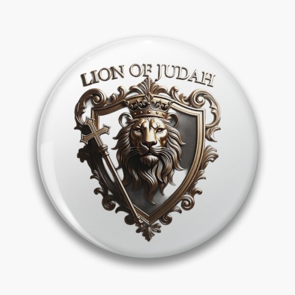 Item preview, Lion of Judah T-Shirt • Crowned Lion with Cross Scepter • Revelation 5:5 Christian Faith Apparel designed and sold by The imaginary unit..