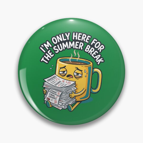 Item preview, I'm Only Here For The Summer Break Teacher Coffee Mug. designed and sold by MyHappyArtShop.