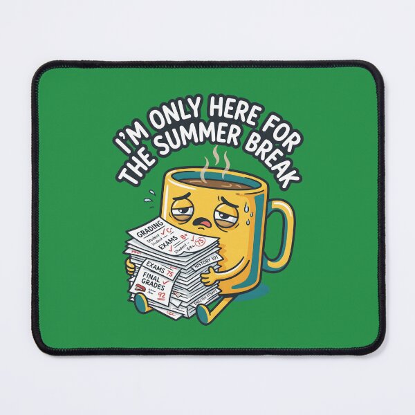 Item preview, I'm Only Here For The Summer Break Teacher Coffee Mug. designed and sold by MyHappyArtShop.