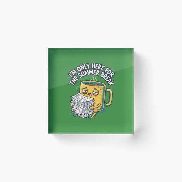 Item preview, I'm Only Here For The Summer Break Teacher Coffee Mug. designed and sold by MyHappyArtShop.