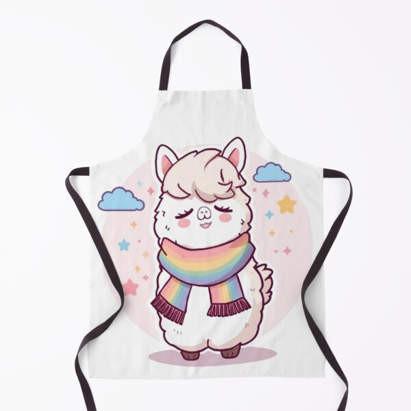 Item preview, Adorable Rainbow Alpaca Sticker | Cute Kawaii Llama Design designed and sold by Stylestickers55.