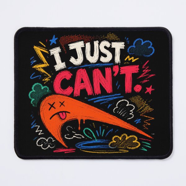 Item preview, Style with Upside-Down Swoosh and I just can't do it designed and sold by Artistikastore.