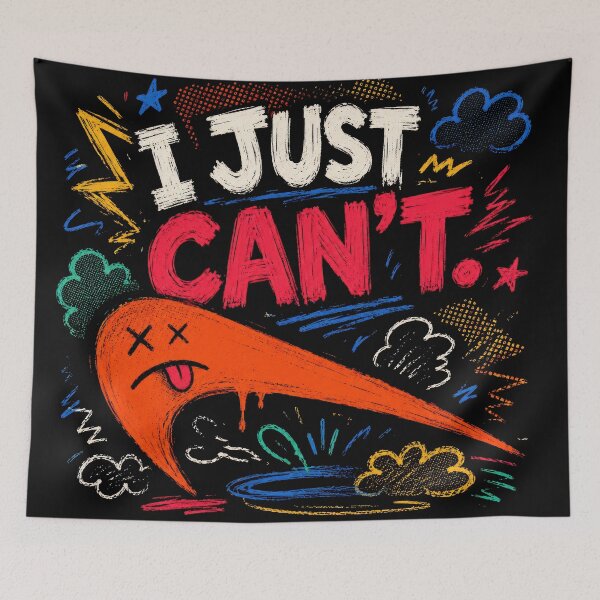 Item preview, Style with Upside-Down Swoosh and I just can't do it designed and sold by Artistikastore.