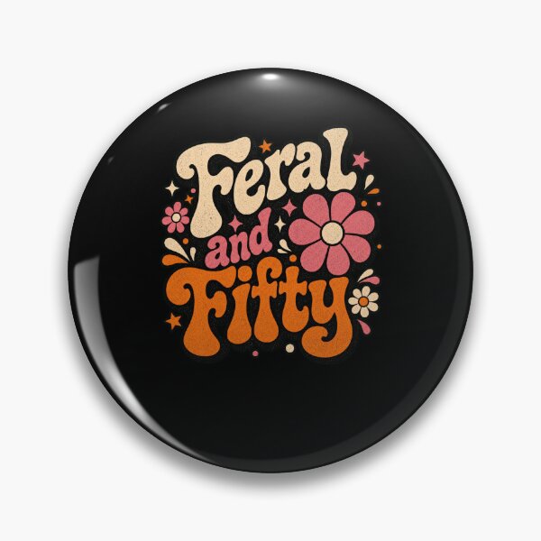 Item preview, Feral and Fifty Groovy Vintage 50th Celebration designed and sold by snowry.