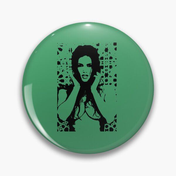 Item preview, Minimalist Black and White Stencil Portrait Pop Art designed and sold by Macias123.