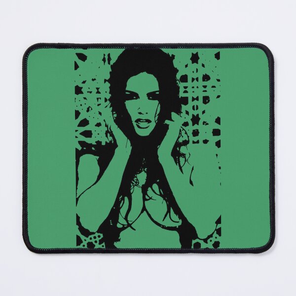 Item preview, Minimalist Black and White Stencil Portrait Pop Art designed and sold by Macias123.