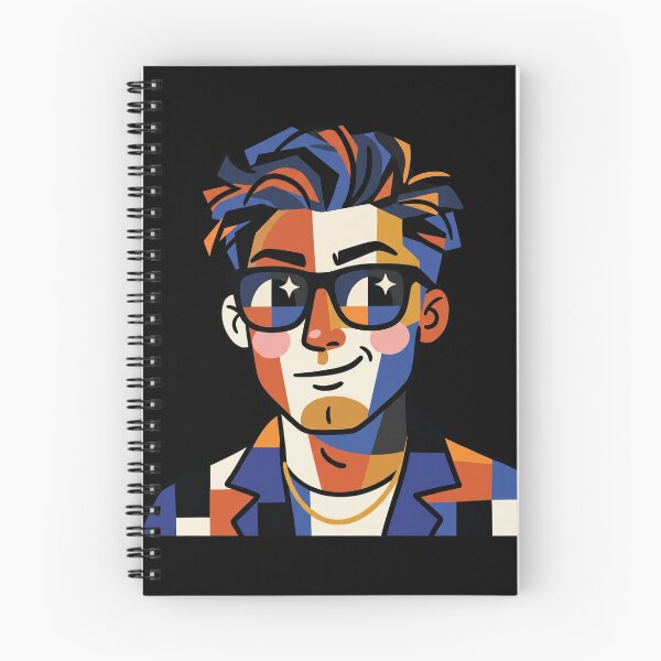 Item preview, Cubist Cool guy with sunglasses designed and sold by VictoriaaStore.
