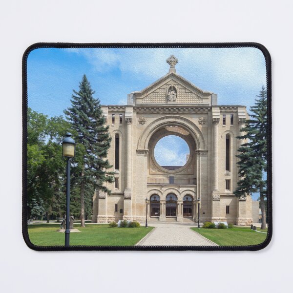 Item preview, Saint Boniface Cathedral Facade in Winnipeg Manitoba - Photo Art designed and sold by Debra Martz.