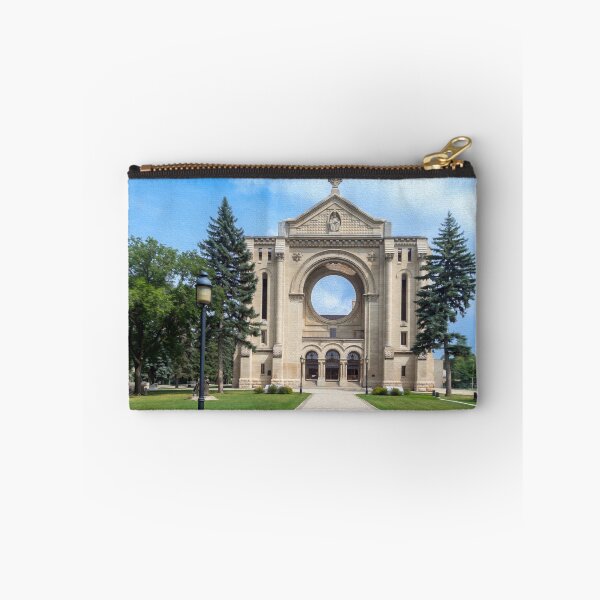 Item preview, Saint Boniface Cathedral Facade in Winnipeg Manitoba - Photo Art designed and sold by Debra Martz.