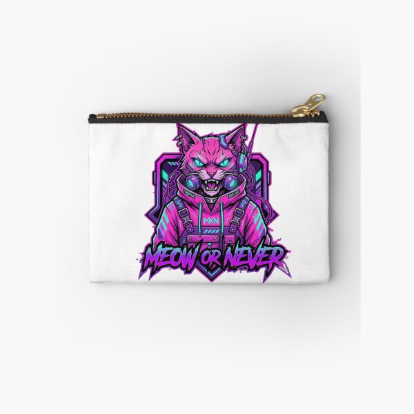Item preview, Cyberpunk Neon Cat: Meow or Never designed and sold by CatstheticShop1.