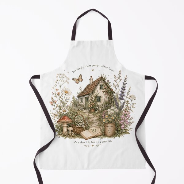 Item preview, Cozy Cottagecore Garden Illustration designed and sold by LunaVales.
