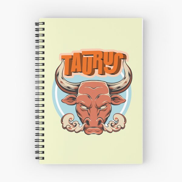 Item preview, Taurus - orange & blue designed and sold by priyankajustine.