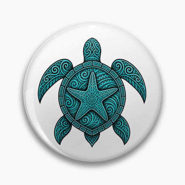 Item preview, Polynesian Tribal Turtle – Starfish designed and sold by OTSC.