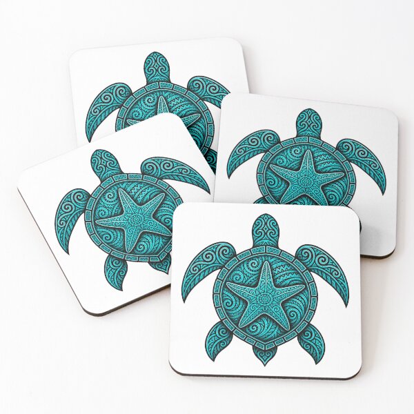 Item preview, Polynesian Tribal Turtle – Starfish designed and sold by OTSC.
