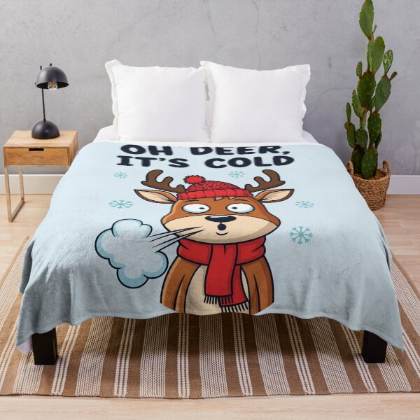 Item preview, Funny Oh Deer It Is Cold Winter Reindeer designed and sold by Amir Faysal.