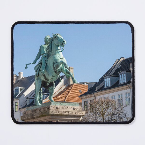 Item preview, Equestrian Statue Flanked by Homes at Hojbro Plads, Copenhagen designed and sold by jrtwynam.
