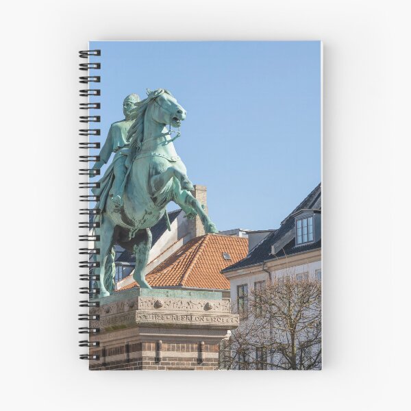 Item preview, Equestrian Statue Flanked by Homes at Hojbro Plads, Copenhagen designed and sold by jrtwynam.