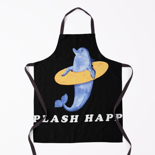 Item preview, Splash Happy – Cute Surfing Dolphin Ocean Design designed and sold by badrobcheb1.