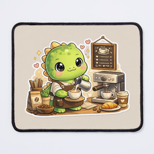 Item preview, Little Dino Barista Coffee Shop designed and sold by Safe Haven Pets.