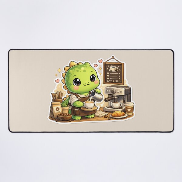Item preview, Little Dino Barista Coffee Shop designed and sold by Safe Haven Pets.