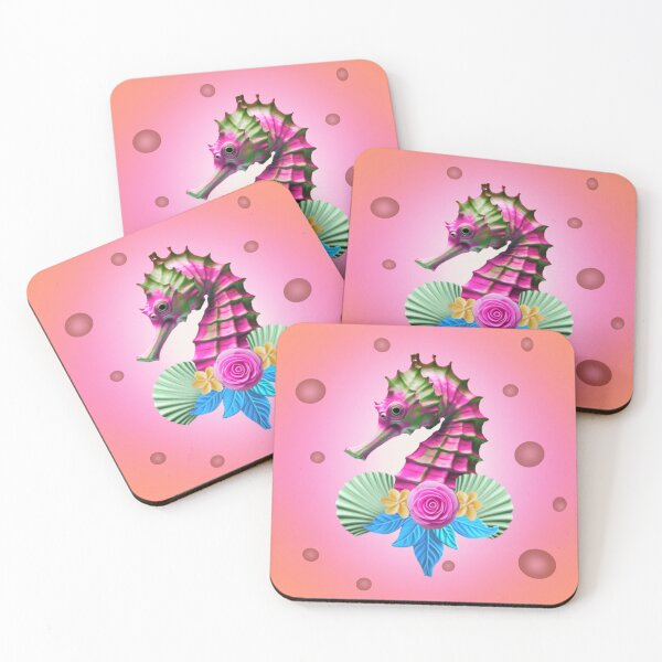 Item preview, Psycho Seahorse, pink designed and sold by MissMelsa.