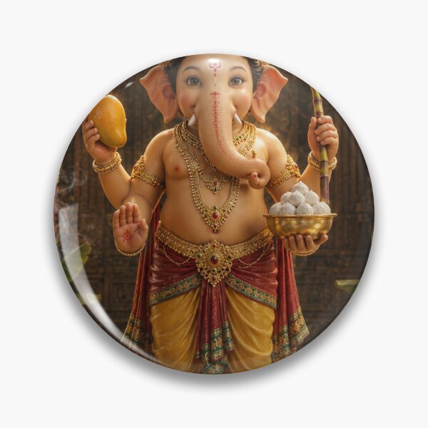 Item preview, The 32 forms of Ganapati Series-Bala Ganapati – The Divine Child of Wisdom | Sacred Temple Portrait designed and sold by Homyar.