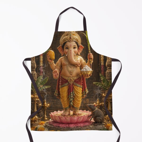 Item preview, The 32 forms of Ganapati Series-Bala Ganapati – The Divine Child of Wisdom | Sacred Temple Portrait designed and sold by Homyar.