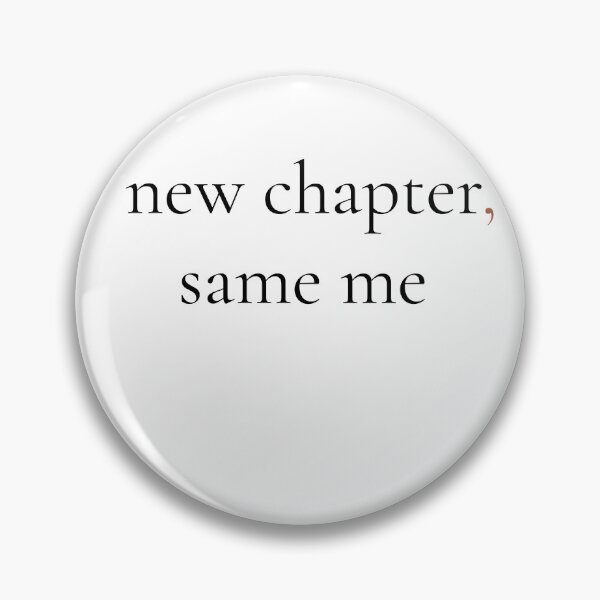 Item preview, New Chapter Same Me - Minimalist Self Growth Quote for New Beginnings designed and sold by DaysLoading.
