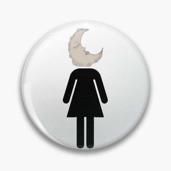 Item preview, moon girl sticker designed and sold by Earlrose.