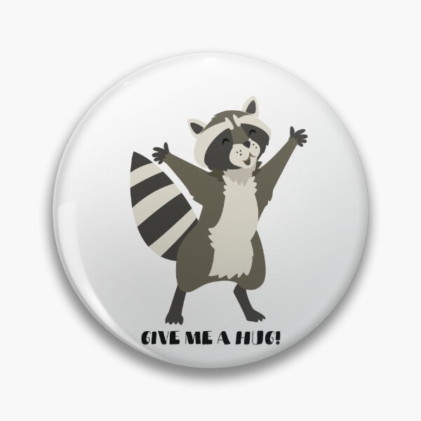 Item preview, Give Me A Hug Cute Raccoon Arms Open Funny Sweet Animal Lover designed and sold by GibasVisuals.
