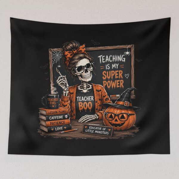 Item preview, HALLOWEEN TEACHER designed and sold by Brejko.