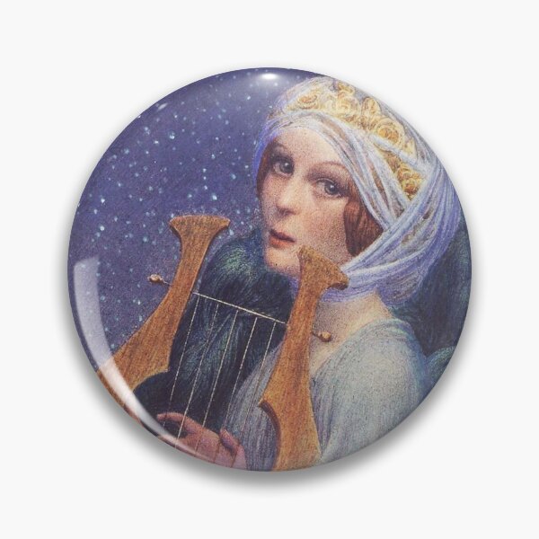 Item preview, femme à la lyre  by Carlos Schwabe designed and sold by Vintage Designs +.
