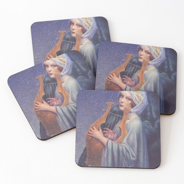 Item preview, femme à la lyre  by Carlos Schwabe designed and sold by Vintage Designs +.