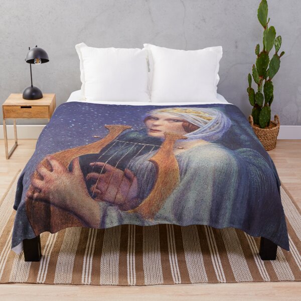 Item preview, femme à la lyre  by Carlos Schwabe designed and sold by Vintage Designs +.