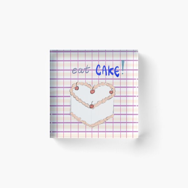 Item preview, Kitchen poster - “Eat Cake!” designed and sold by Tabsprints.