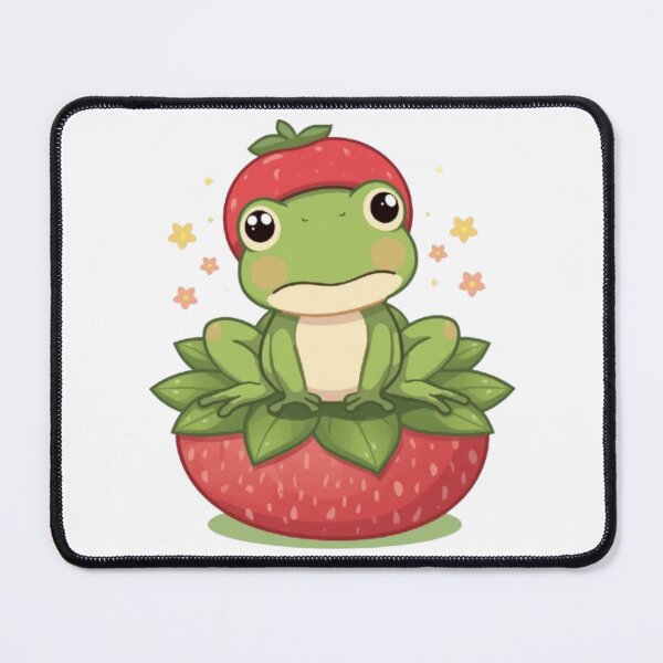 Item preview, Cute Strawberry Frog Kawaii Sticker | Adorable Spring Frog Gift designed and sold by Stylestickers55.