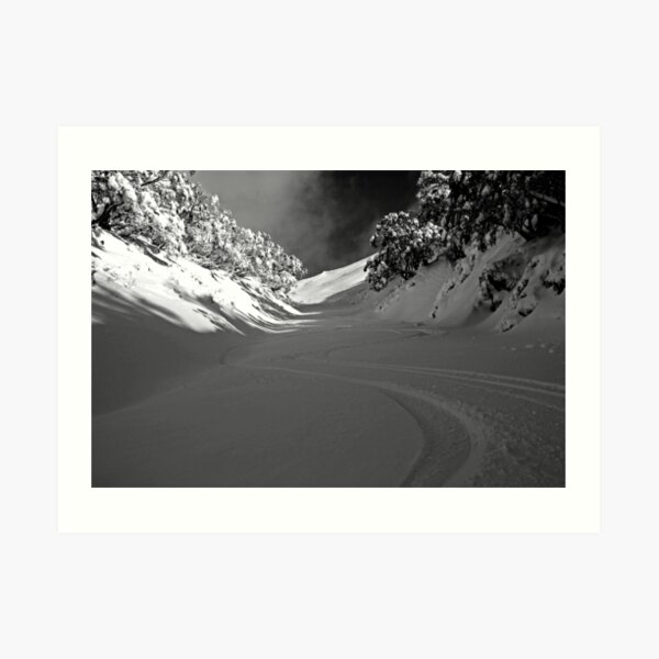 First Tracks Art Print