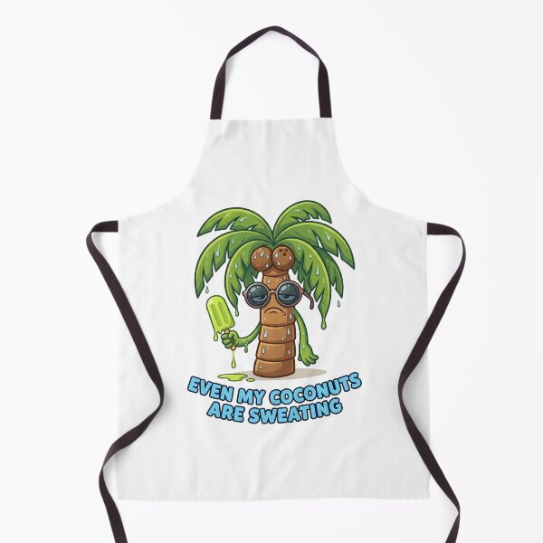 Item preview, A palm tree with coconuts on hot days. designed and sold by MyHappyArtShop.